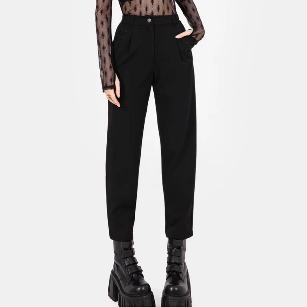 Disturbia - Mona Embroidered Tapered Trousers